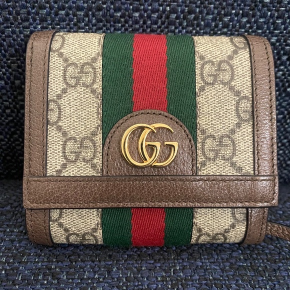 Gucci Handbags - Gucci Ophidia French Flap Wallet